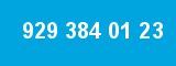 929 384 01 23 929 384 01 23